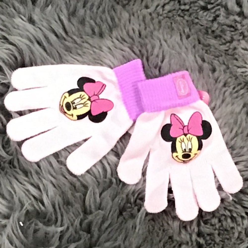 Disney | Girl's Minnie Mouse | Winter Gloves | One Size